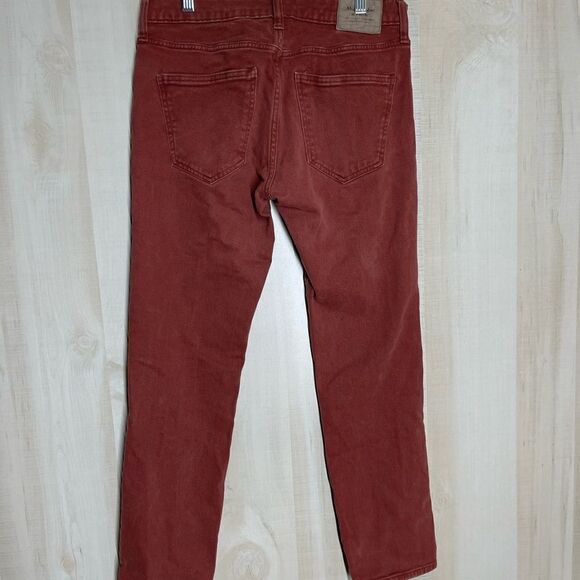 Abercrombie and Fitch red rust color skinny jeans,‎ size 29 - Picture 13 of 16